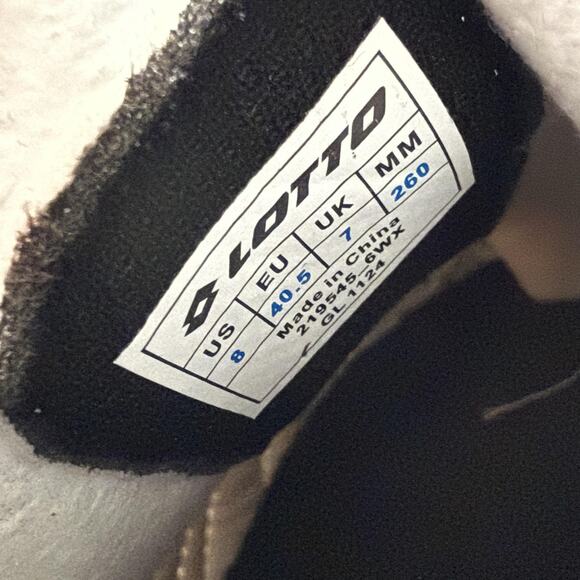 Lotto Stadio Soccer Cleat Shoes Mens Size 8 White Gold Firm Ground 219545 - Picture 6 of 13